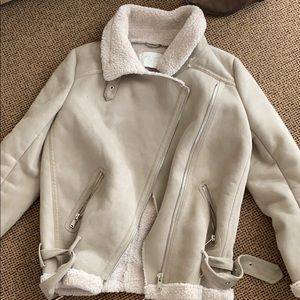 Zara shearling jacket
